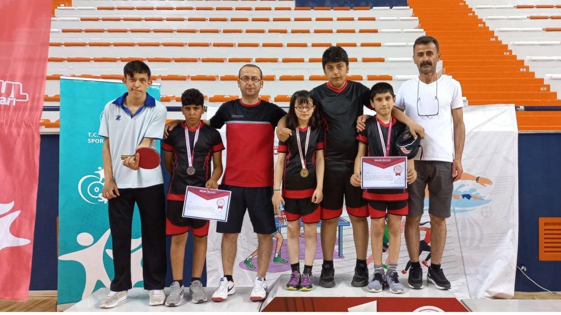 29 Mayıs -1 Haziran 2022 tarihleri arasında Mersin'de Gerçekleştirilen Okul Sporları Özel Sporcular Masa Tenisi Türkiye Şampiyonası.