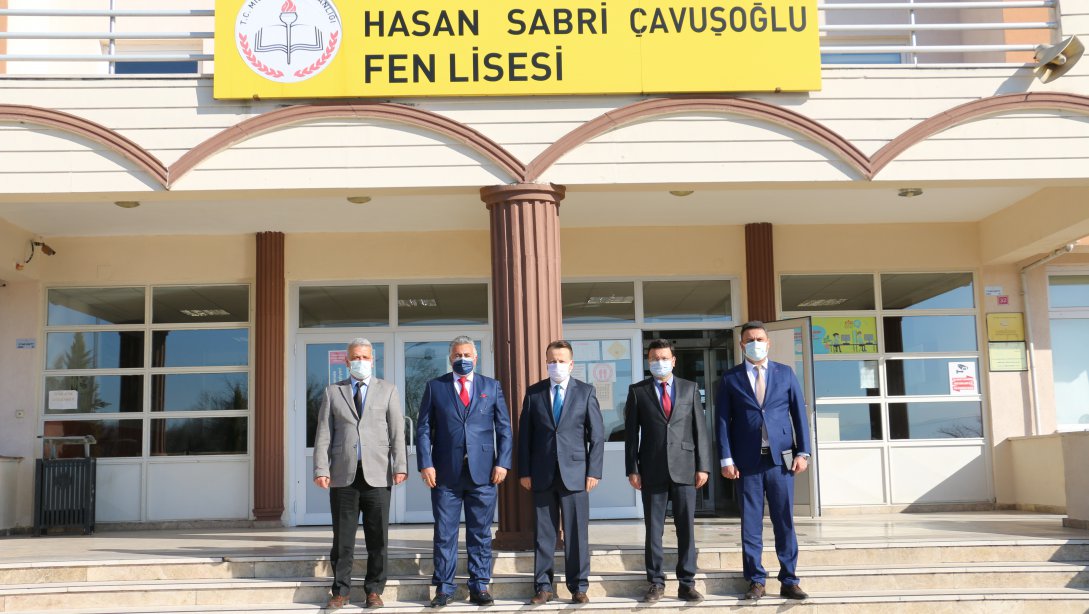 İl Milli Eğitim Müdürümüz Sayın Oğuzhan ACAR, Hasan Sabri Çavuşoğlu Fen Lisesine ziyaret gerçekleştirdi.  